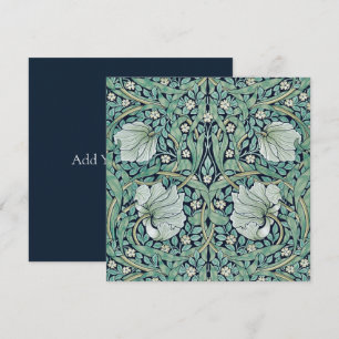 KAART FLAT NOTE : WILLIAM MORRIS : PIMPERNEL NOTITIEKAARTJE