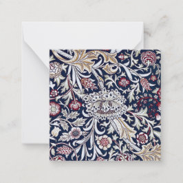 KAART FLAT NOTE : WILLIAM MORRIS : TRENT NOTITIEKAARTJE