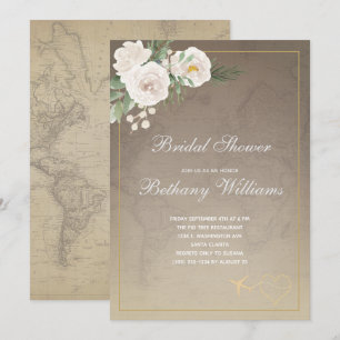 Kaart Floral Bridal Shower