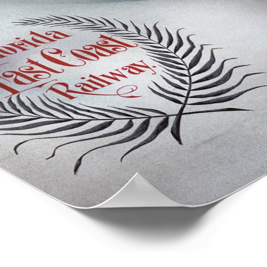 KAART: FLORIDA, 1898 POSTER (Hoek)