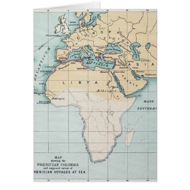 KAART: FOENICIAN EMPIRE (Voorkant)