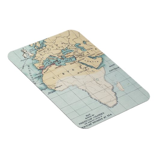 KAART: FOENICIAN EMPIRE MAGNEET (Rechterzijde)