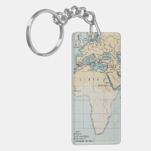 KAART: FOENICIAN EMPIRE SLEUTELHANGER (Voorkant Links)