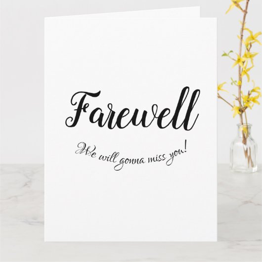 Kaart, formaat: Standaard (12,7 x 17,8 cm) Kaart (Gele Bloem)