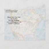  kaart foto bruiloft bewaart de datum (Achterkant)