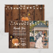 Kaart Foto Pompoen Lichten Hout (Voorkant / Achterkant)