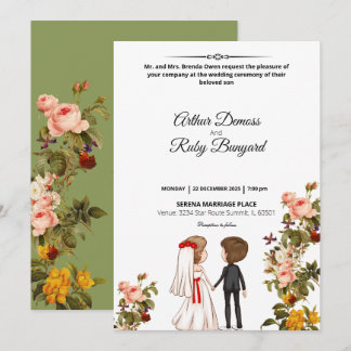 Kaart Foto Wedding Invitations
