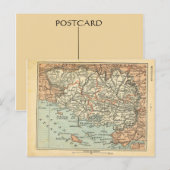  kaart France Morbihan (Voorkant / Achterkant)