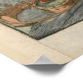  kaart Frankfurt Duitsland (1560) Poster (Hoek)