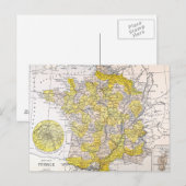 KAART: FRANKRIJK BRIEFKAART (Voorkant / Achterkant)