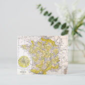 KAART: FRANKRIJK BRIEFKAART (Staand voorkant)