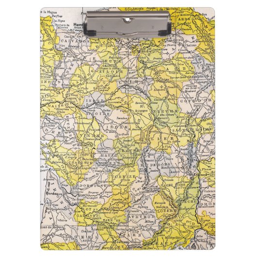 KAART: FRANKRIJK KLEMBORD (Voorkant)