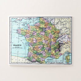  kaart Frankrijk Legpuzzel
