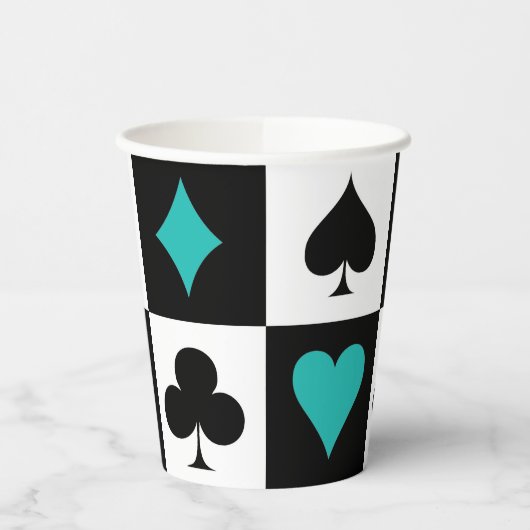 Kaart game-artikelen papieren bekers (Links)