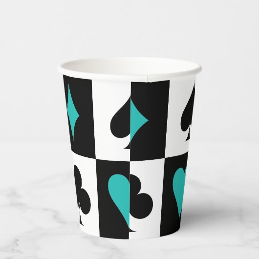 Kaart game-artikelen papieren bekers (Rechts)