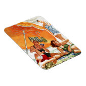 Kaart Game op de strand van Alex Ross Magneet (Rechterzijde)