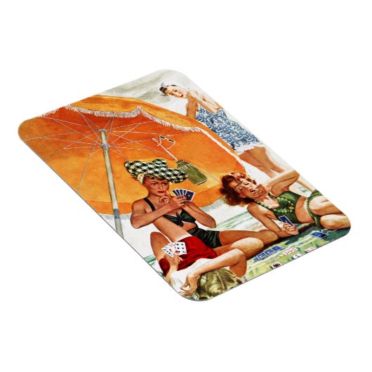 Kaart Game op de strand van Alex Ross Magneet (Rechterzijde)