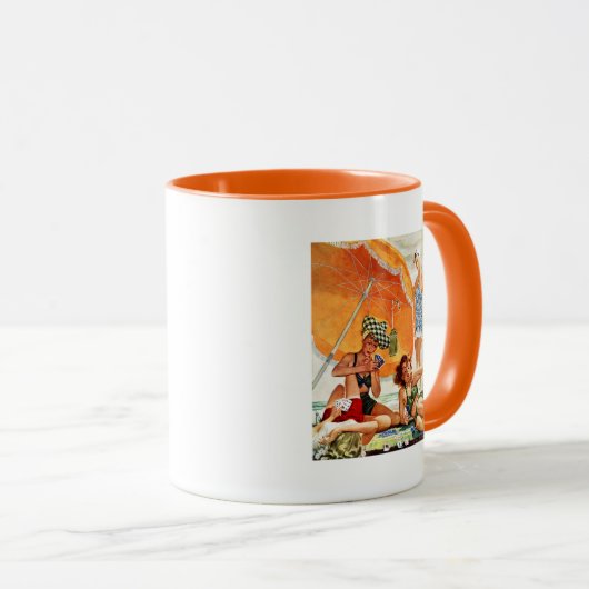 Kaart Game op de strand van Alex Ross Mok (Voorkant rechts)