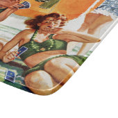 Kaart Game op de strand van Alex Ross Snijplank (Hoek)