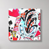 Kaart Games Collectie Canvas Afdruk (Voorkant)