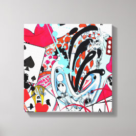 Kaart Games Collectie Canvas Afdruk