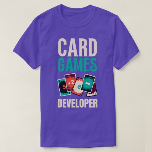 Kaart Games Developer T-shirt (Design voorkant)