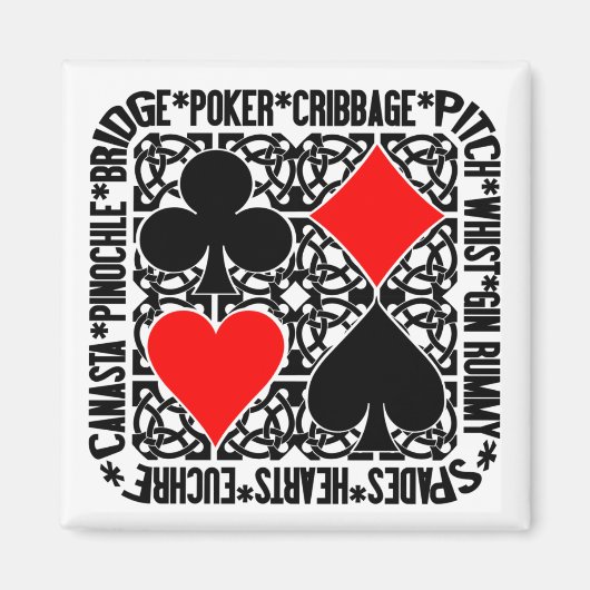 Kaart Games magnet (Voorkant)