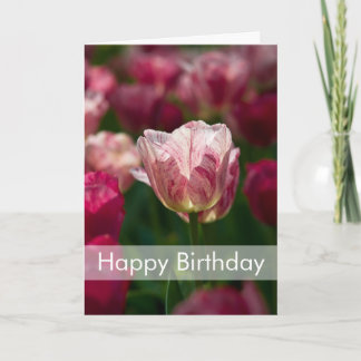 Kaart | Geburtstagskarte Tulpen van de Verjaardag
