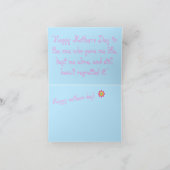 Kaart Gefeliciteerd aan degene die me het leven ga (Binnen)