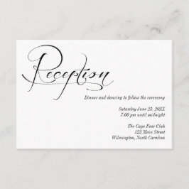 Kaart Gegevens over zwarte en witte bruiloft