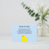 Kaart gele Duck Baby Book Enclosure (Staand voorkant)