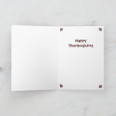 kaart - Gelukkige Thanksgiving (Binnen)