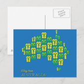 Kaart gemaakt van Aussie dingen (Voorkant / Achterkant)