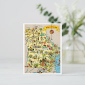  kaart Georgië (Staand voorkant)