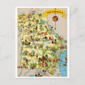  kaart Georgië (Voorkant)