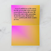 Kaart gevouwen feestdag: Kerstmis in Shepherd (Binnen)