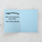 Kaart gevouwen: Jubileum Wenskaart Dove (Binnen)