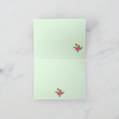 Kaart gevouwen noot : Japanise Flower (Binnen)