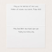 Kaart Gezegend Paard door Sherry Jarvis (Binnenkant ongevouwen)