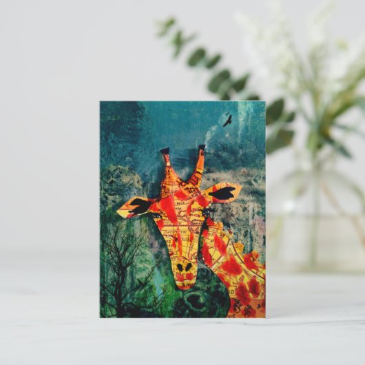 Kaart Giraffe 2 Briefkaart (Staand voorkant)