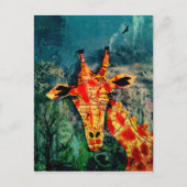 Kaart Giraffe 2 Briefkaart (Voorkant)