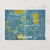 kaart glasgowstad (Voorkant)