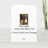 Kaart: Goede Nacht - met St. Bernard Kaart (Achterkant)