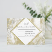 Kaart Gold Lijst Silver & Gold Spletters (Staand voorkant)