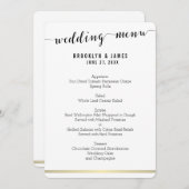 Kaart Gold Lines in het menu Ronde zwarte en witte (Voorkant / Achterkant)