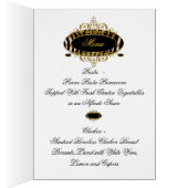Kaart Gold Zebra Black in menu (Binnen (Rechts))