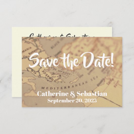  kaart Griekenland (Voorkant / Achterkant)