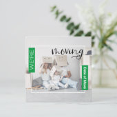Kaart Groene Aankondiging voor Aankondiging van fo (Staand voorkant)