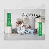 Kaart Groene Aankondiging voor Aankondiging van fo (Voorkant)