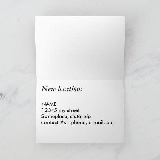 Kaart - Groet - Ik ga door (Binnen)